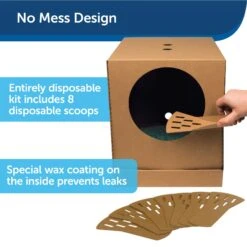 PetSafe Disposable Collapsible Litter Box With ScoopFree Crystal Litter 12 PetSafe Disposable Collapsible Litter Box With ScoopFree Crystal Litter -Cat Supplies 166221 PT3. AC SS1800 V1700155508
