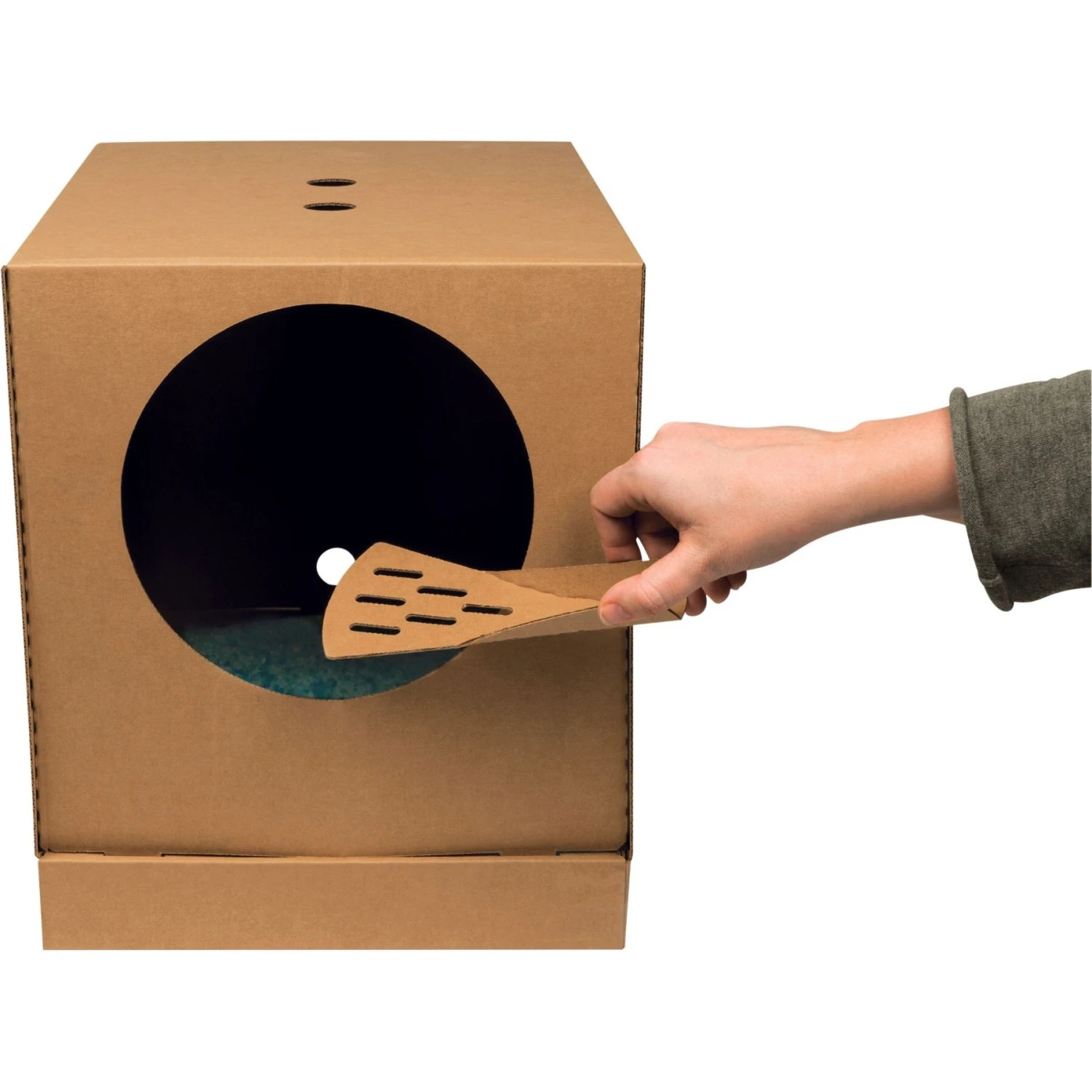 PetSafe Disposable Collapsible Litter Box With ScoopFree Crystal Litter 8 PetSafe Disposable Collapsible Litter Box With ScoopFree Crystal Litter - Image 8