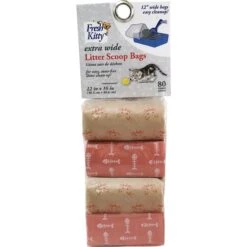 Fresh Kitty Deluxe Cat Litter Scoop Waste Bag Refills, Color Varies -Cat Supplies 166728 PT2. AC SS1800 V1556122743