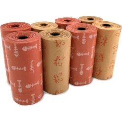 Fresh Kitty Deluxe Cat Litter Scoop Waste Bag Refills, Color Varies -Cat Supplies 166728 PT4. AC SS1800 V1556134628