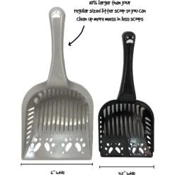 Fresh Kitty Deluxe Cat Litter Scoop, Color Varies -Cat Supplies 166730 PT6. AC SS1800 V1556224022