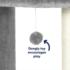 Frisco 42-in Heavy Duty Faux Fur Cat Tree & Condo -Cat Supplies 169398 PT4. AC SS1800 V1667229308