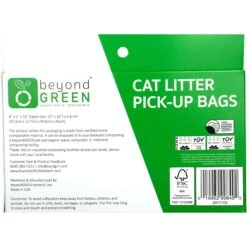 BeyondGREEN Plant-Based Cat Litter Waste Bags -Cat Supplies 172572 PT2. AC SS1800 V1702062098
