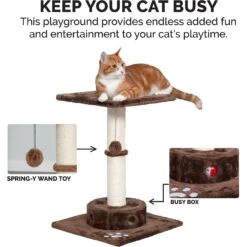 Tiger Tough Scratching Post 22.5-in Faux Fur Cat Tree 11 Tiger Tough Scratching Post 22.5-in Faux Fur Cat Tree -Cat Supplies 173194 PT4. AC SS1800 V1618276924