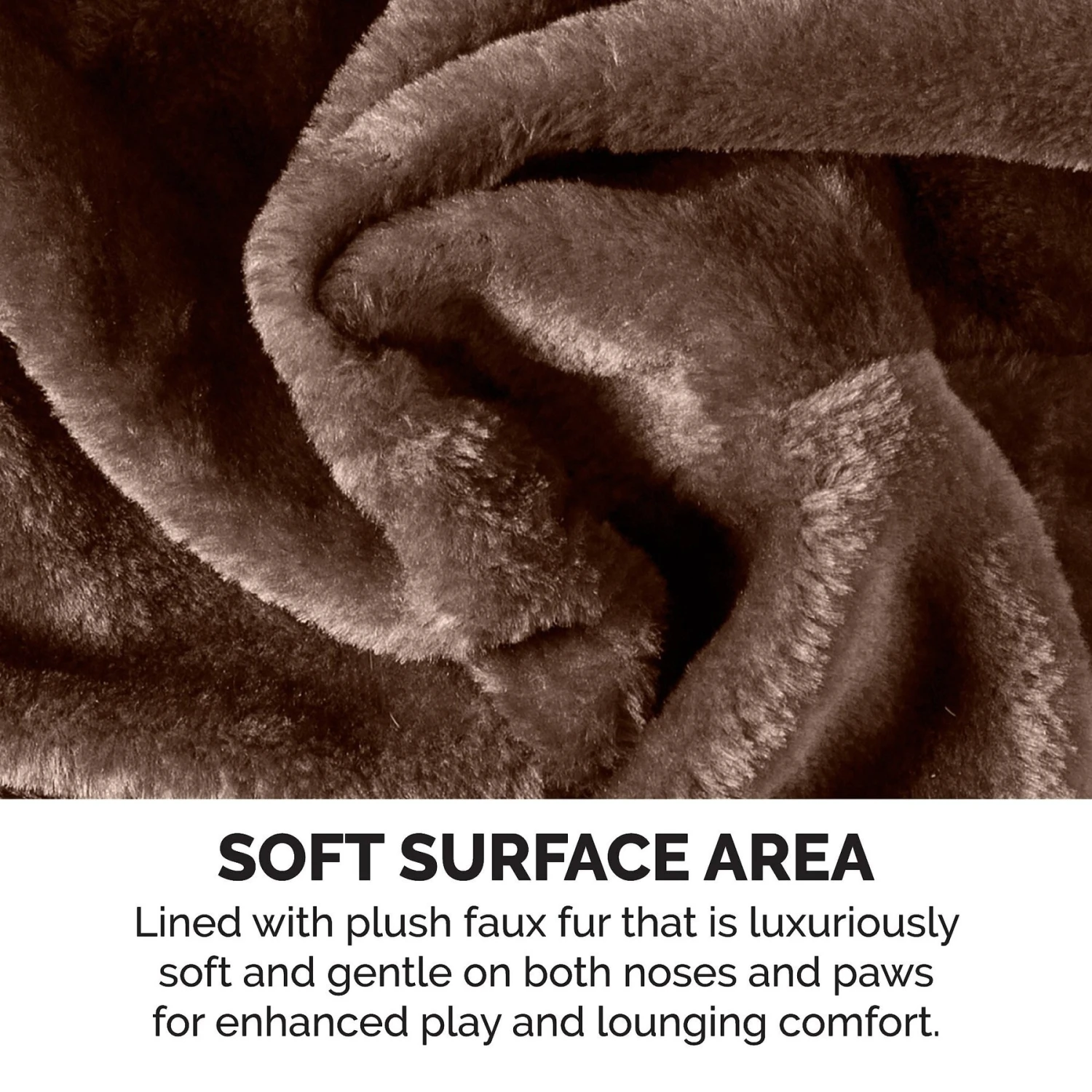 Tiger Tough Scratching Post 22.5-in Faux Fur Cat Tree 7 Tiger Tough Scratching Post 22.5-in Faux Fur Cat Tree - Image 7