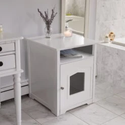 Arf Pets Designer Enclosed Cat Litter Box -Cat Supplies 173265 PT3. AC SS1800 V1617698215