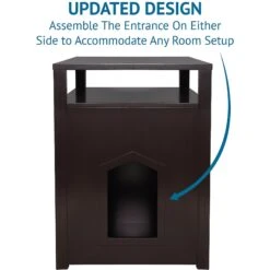 Arf Pets Enclosed Table Cat Litter Box -Cat Supplies 173267 PT3. AC SS1800 V1618610809