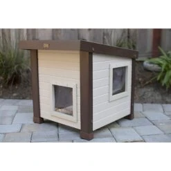 New Age Pet ECOFLEX Outdoor Cat House Shelter -Cat Supplies 175292 PT8. AC SS1800 V1583360919