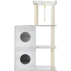 Frisco 52-in Modern Cat Tree & Condo -Cat Supplies 177911 PT4. AC SS1800 V1584453188