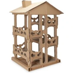 Tiger Tough Tower Playground 22.83-in Corrugated Cat Tree 10 Tiger Tough Tower Playground 22.83-in Corrugated Cat Tree -Cat Supplies 178843 PT2. AC SS1800 V1613088683