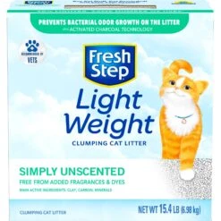 Fresh Step Lightweight Simply Unscented Clumping Clay Cat Litter -Cat Supplies 179542 PT6. AC SS1800 V1695149066