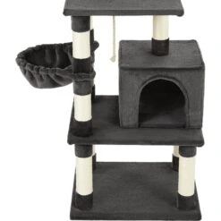 Frisco 59-in Faux Fur Cat Tree & Condo -Cat Supplies 180387 PT3. AC SS1800 V1584452636