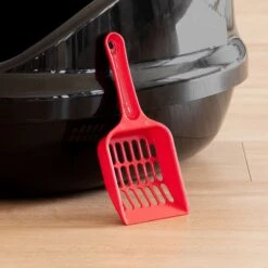 IRIS USA Large High-Back Open Top Cat Litter Pan With Scatter Shield & Scoop -Cat Supplies 181317 PT6. AC SS1800 V1680811607