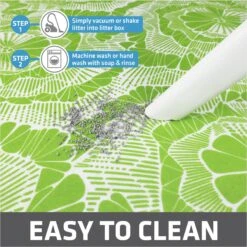 Drymate Protective & Decorative Cat Litter Mat, Surf Green, Large, 20-in X 28-in 9 Drymate Protective & Decorative Cat Litter Mat, Surf Green, Large, 20-in X 28-in -Cat Supplies 181542 PT4. AC SS1800 V1689627173