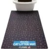 Drymate Protective & Decorative Cat Litter Mat, Paw Path Tan, Large, 20-in X 28-in