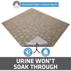 Drymate Premium Debossed Paw Cat Litter Trapping Mat, Taupe, X-Large, 28-in X 34-in 9 Drymate Premium Debossed Paw Cat Litter Trapping Mat, Taupe, X-Large, 28-in X 34-in -Cat Supplies 181550 PT2. AC SS1800 V1691002846