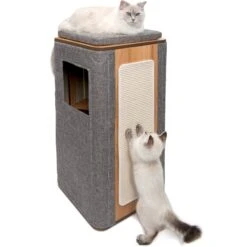 Vesper Cubo Tower 34.25-in Modern Cat Condo 9 Vesper Cubo Tower 34.25-in Modern Cat Condo -Cat Supplies 182899 PT2. AC SS1800 V1628004108