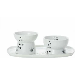 Necoichi Double Dining Cat Tray -Cat Supplies 183511 PT5. AC SS1800 V1565880418