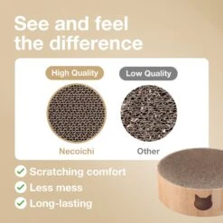 Necoichi Cozy Cat Scratcher Bowl Toy 12 Necoichi Cozy Cat Scratcher Bowl Toy -Cat Supplies 183517 PT3. AC SS1800 V1702938882