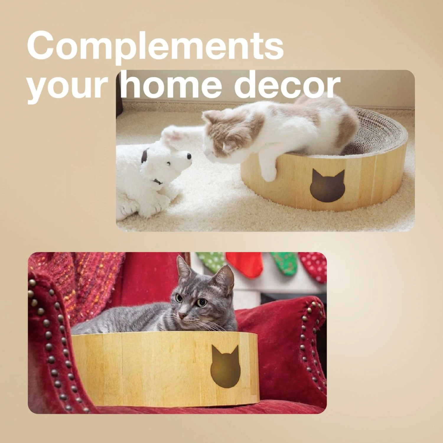 Necoichi Cozy Cat Scratcher Bowl Toy 7 Necoichi Cozy Cat Scratcher Bowl Toy - Image 7