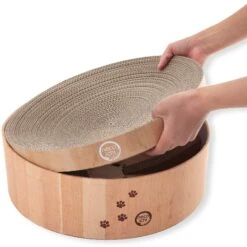 Necoichi Cozy Cat Scratcher Bowl Replacement Pad 13 Necoichi Cozy Cat Scratcher Bowl Replacement Pad -Cat Supplies 183519 PT4. AC SS1800 V1647461523