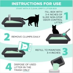 Arm & Hammer Litter SLIDE Easy Clean-Up Clumping Cat Litter Non-Stop Odor Control With 10 Days Of Odor Control -Cat Supplies 184408 PT7. AC SS1800 V1663797711