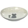PetRageous Designs Fishbone Kitty Ceramic Cat Dish