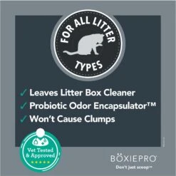 Boxiecat Litter Extender Probiotic Odor Encapsulator Spray, 24-oz Bottle -Cat Supplies 186407 PT6. AC SS1800 V1643997484