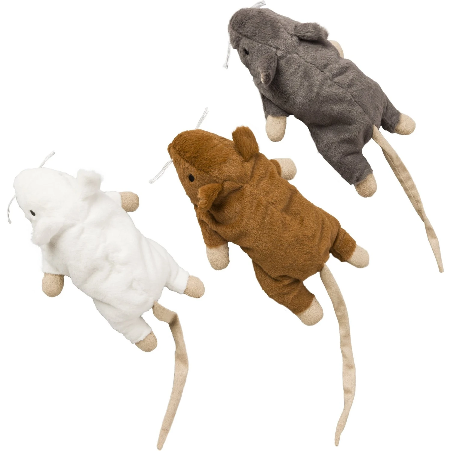 Ethical Pet Big Mouse Bertha Cat Toy, Color Varies 1 Ethical Pet Big Mouse Bertha Cat Toy, Color Varies