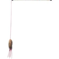 Ethical Pet Leather Strand Teaser Wand Cat Toy, Color Varies -Cat Supplies 189288 PT3. AC SS1800 V1682710867