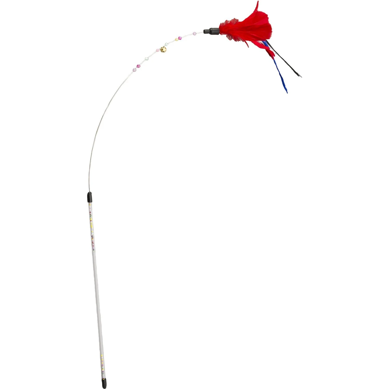 Ethical Pet Wire & Beads Teaser Wand Cat Toy, Color Varies 4 Ethical Pet Wire & Beads Teaser Wand Cat Toy, Color Varies - Image 4