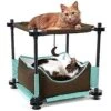 Kitty City Claw Sleeper 17.25-in Faux Fleece Cat Tree