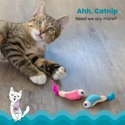 Catstages Dental Shrimpies Cat Chew Toy With Catnip, 2 Count -Cat Supplies 190723 PT2. AC SS1800 V1636501621