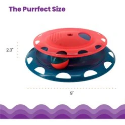 Catstages Chase Track Cat Toy With Catnip -Cat Supplies 190739 PT4. AC SS1800 V1631678788