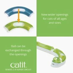 Catit Senses 2.0 Super Circuit Cat Toy -Cat Supplies 191558 PT3. AC SS1800 V1628093782
