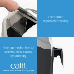 Catit Magic Blue Cat Litter Box -Cat Supplies 191588 PT3. AC SS1800 V1628094080