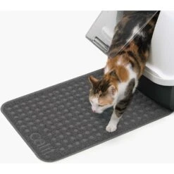 Catit Cat Litter Mat, Grey 9 Catit Cat Litter Mat, Grey -Cat Supplies 191595 PT4. AC SS1800 V1628096254
