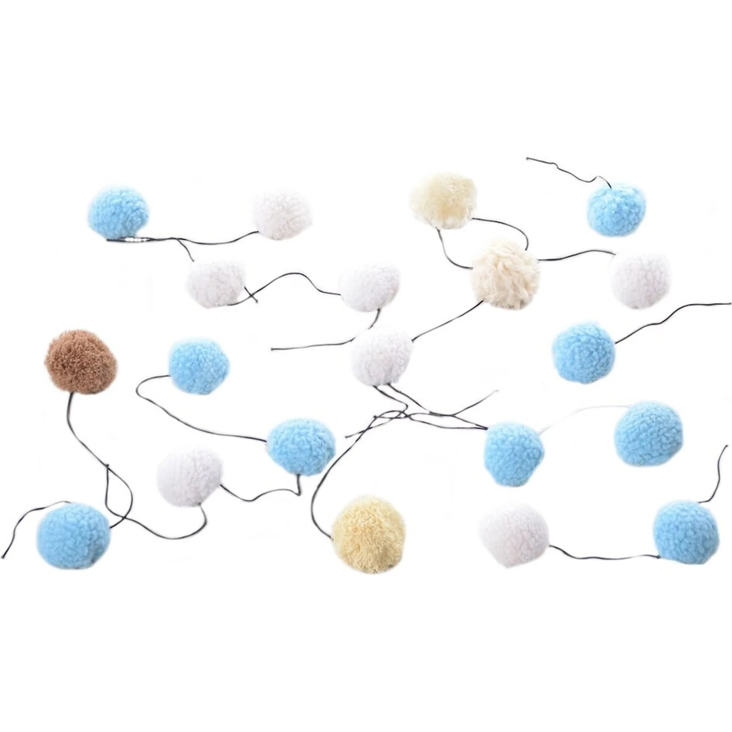 Armarkat Ball & String Plush Kitten Toy, Color Varies 1 Armarkat Ball & String Plush Kitten Toy, Color Varies