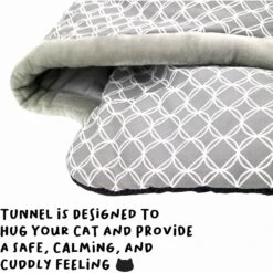 Petique Hide & Seek Cat Mat & Tunnel Toy -Cat Supplies 194002 PT3. AC SS1800 V1673561550