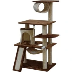 Go Pet Club 53-in Faux Fur Cat Tree & Condo -Cat Supplies 197655 PT3. AC SS1800 V1702056824