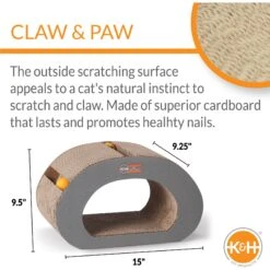K&H Pet Products Creative Kitty Tunnel Cat Scratcher Toy -Cat Supplies 199125 PT2. AC SS1800 V1692211192