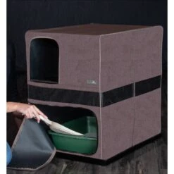 Pet Gear Prp Pawty Space Saver Cat Litter Box Enclosure -Cat Supplies 200702 PT2. AC SS1800 V1573165092