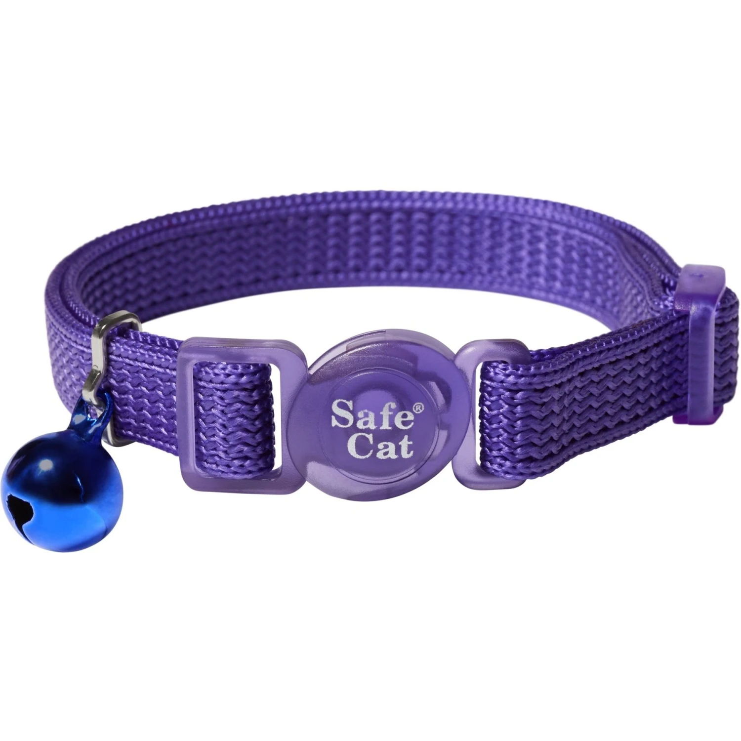 Safe Cat Snag-Proof Polyester Breakaway Cat Collar With Bell 1 Safe Cat Snag-Proof Polyester Breakaway Cat Collar With Bell
