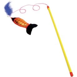Turbo Fishing Pole Wand Cat Toy