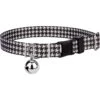 Country Brook Design Houndstooth Polyester Breakaway Cat Collar With Bell