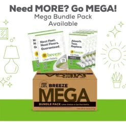 Tidy Cats Breeze X-Large Multi-Cat Starter Kit Litter Box, Litter Pallets & Pads -Cat Supplies 205982 PT4. AC SS1800 V1700156503