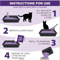 Arm & Hammer Litter Slide Multi-Cat Scented Clumping Clay Cat Litter -Cat Supplies 207535 PT4. AC SS1800 V1676491990
