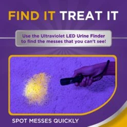 Urine Off Find It & Treat It Kit Stain & Odor Remover & Hi-Power LED Urine Finder -Cat Supplies 208363 PT4. AC SS1800 V1684342220