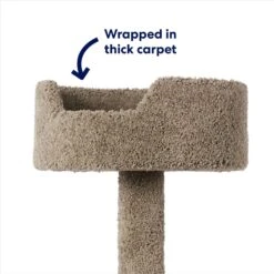 Frisco 65-in Real Carpet Wooden Cat Tree 7 Frisco 65-in Real Carpet Wooden Cat Tree -Cat Supplies 208934 PT2. AC SS1800 V1667229260