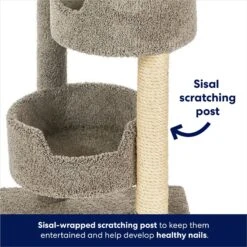 Frisco 65-in Real Carpet Wooden Cat Tree 8 Frisco 65-in Real Carpet Wooden Cat Tree -Cat Supplies 208934 PT3. AC SS1800 V1667227201